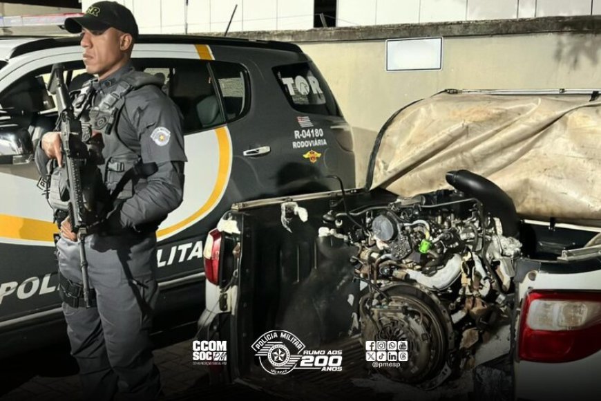 tor-flagra-dupla-transportando-motor-ilegal-na-rodovia-dos-bandeirantes