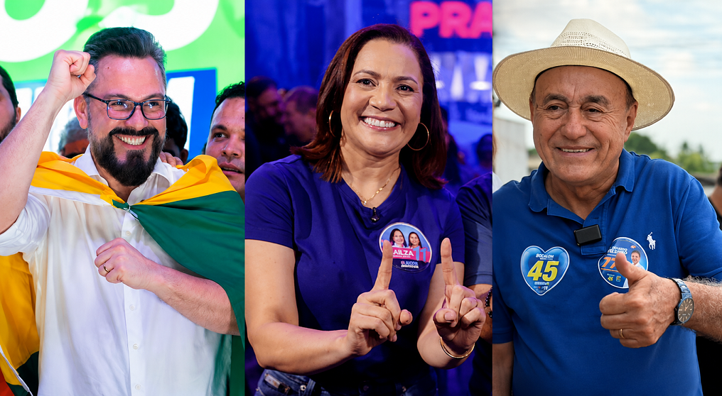 Pesquisa Delta mostra Alan Rick com 32,50%, Mailza com 29,32% e Bocalom com 15,01%