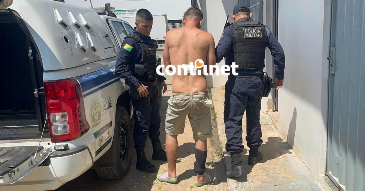 Monitorado por tornozeleira é preso após assaltar e ferir mulher em Rio Branco