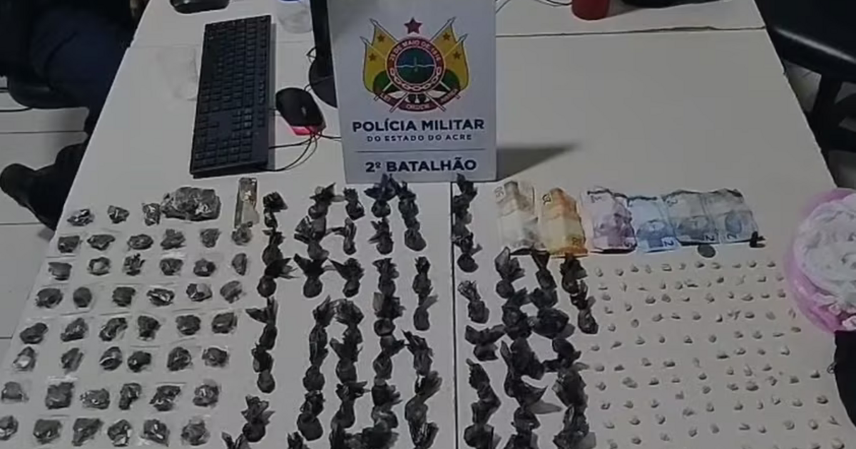Suspeito é preso com drogas e munição durante operação na Vila Acre