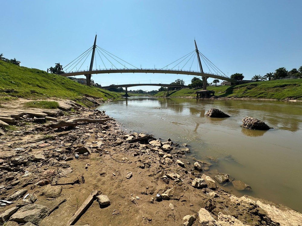 Rio Acre segue acima de 2 metros, mas seca preocupa em Rio Branco